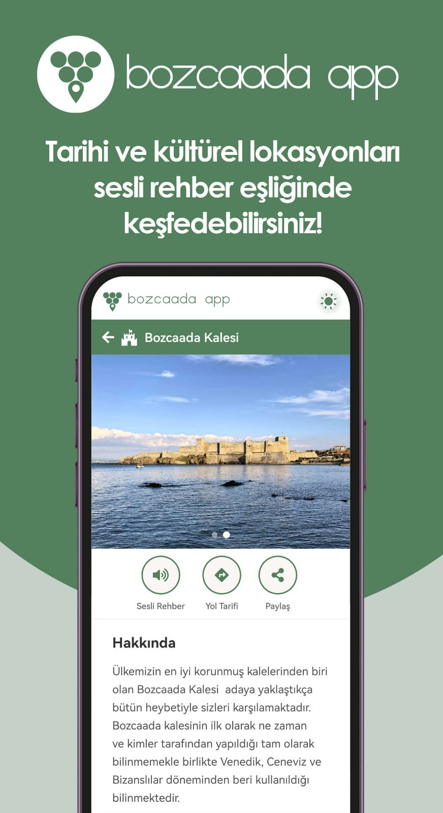 Bozcaada App Screenshot 2